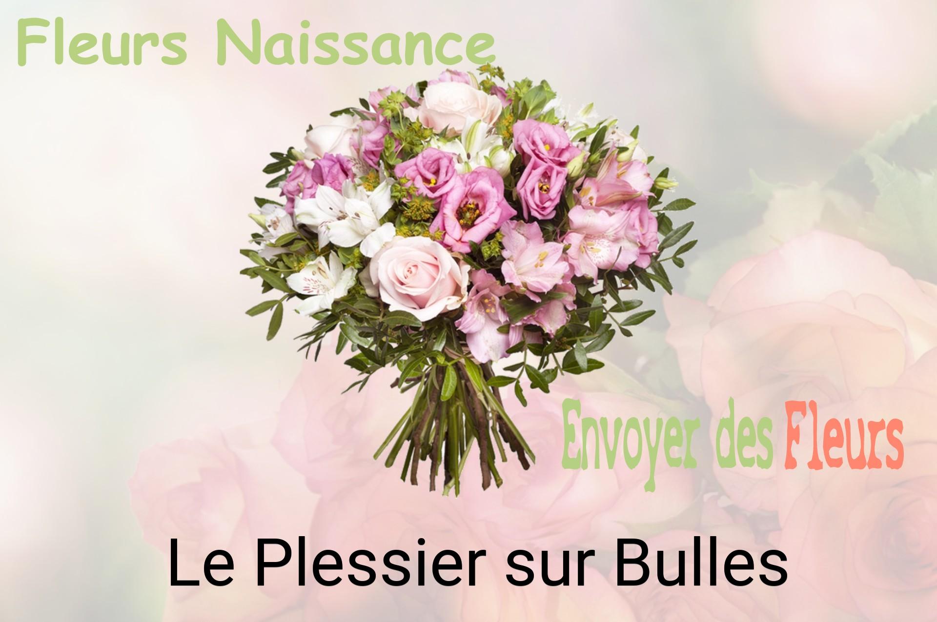 Bouquet de fleurs de naissance livré à Le Plessier-sur-Bulles